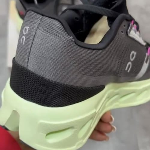 On Running Cloudsurfer Gray & Green sneakers