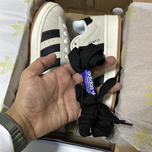 ADIDAS CAMPUS 00S CRYSTAL WHITE CORE BLACK