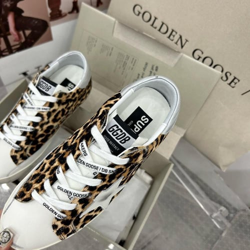 Golden goose Superstar distressed lace-up sneakers