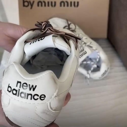 MIU MIU x New Balance 530 SL suede sneakers
