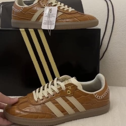 Adidas x Wales Bonner Samba OG "Brown Croc" sneake...