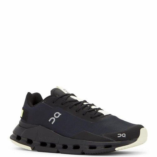 On Cloudnova Form Sneaker in Black & Hay
