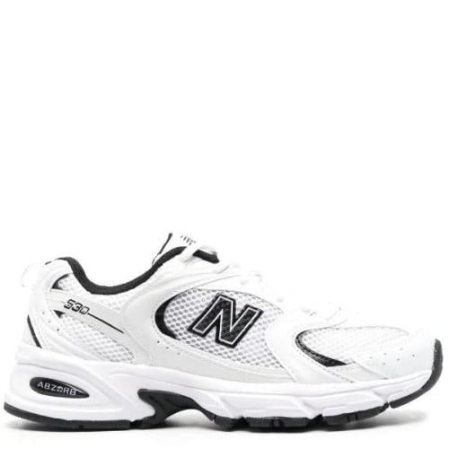 New Balance logo-patch low-top