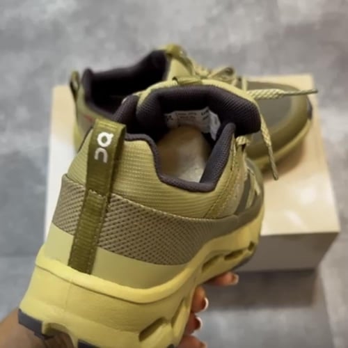 On Running Khaki Cloudhorizon Waterproof Sneakers