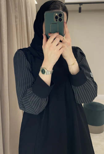 عباية مخططة