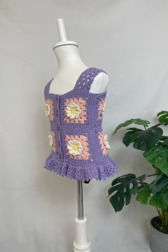 بلوزة كروشية