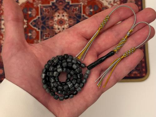مسباح بكلايت رصاصي • 99 خرزة
