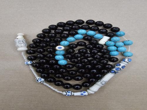 سبحة كوك فواصل عاج وشاهد منقوش