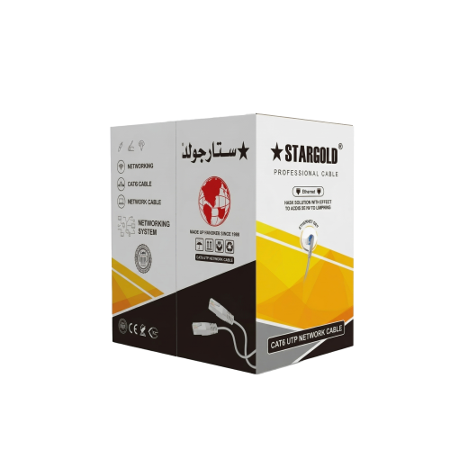 ستار جولد كابل شبكة CAT6 UTP عالي السرعة بطول 305...