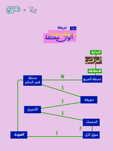 مرواح - رحلة واحدة ألوان مختلفة (جولة يوم السبت)