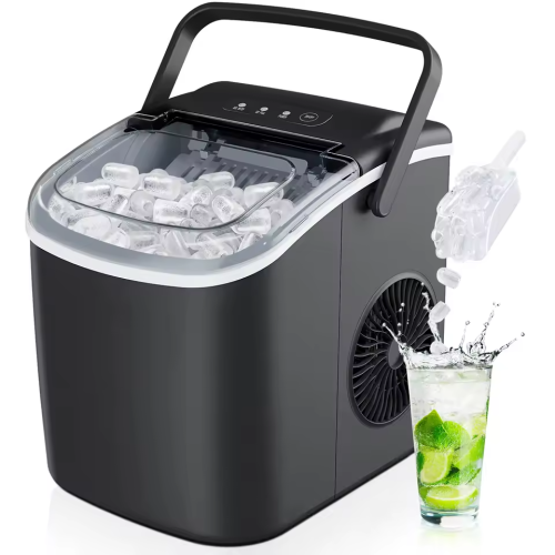 SIMALIFE IM 06 Tabletop ice maker portable self-cl...