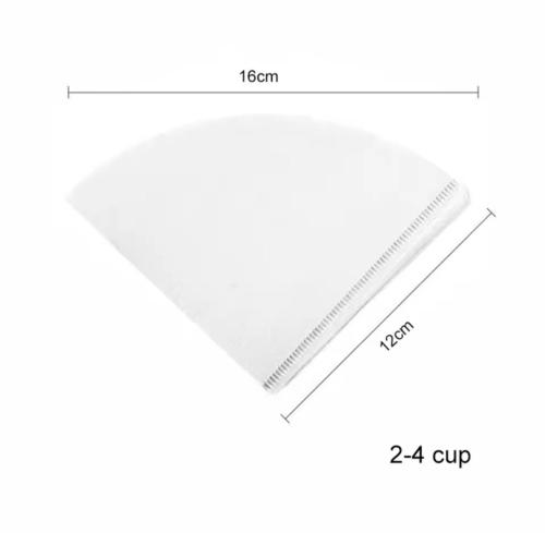 V-shaped coffee filtering paper, wood pulp drip pa...