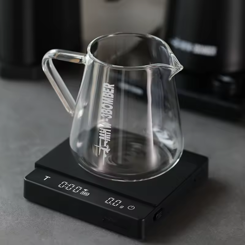 Coffee scale MHW-3BOMBER, rechargeable espresso scale 2 kg/0.1 gram, precise measurement for espresso coffee, portable digital kit...