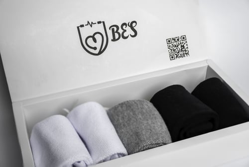 جوارب BES بتقنية نانو الفضة
