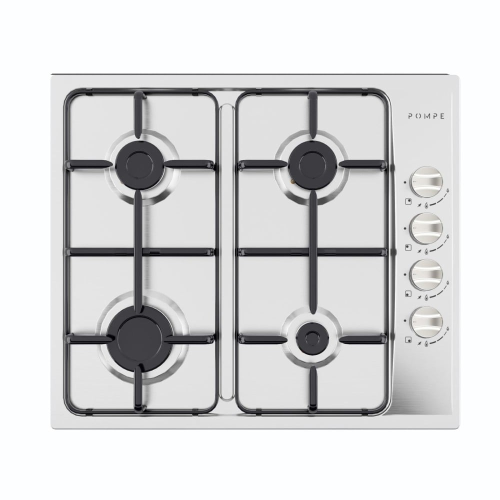 POMPE موقد غاز 60 سم 4 شعلة - شبك خفیف اشعال ذاتي...