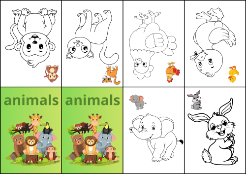 Mini coloring books