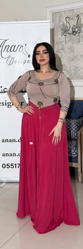 فستان كلوش كرستال