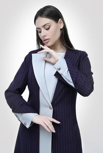 Ambition Stripes (بنفسجي وبيج)