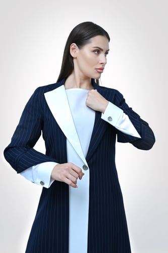 Ambition Stripes(كحلي وابيض)