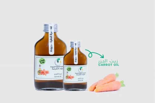 Carrot oil natural cold-pressed first virgin conce...
