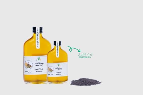 Pure raw mustard seed oil, first cold press