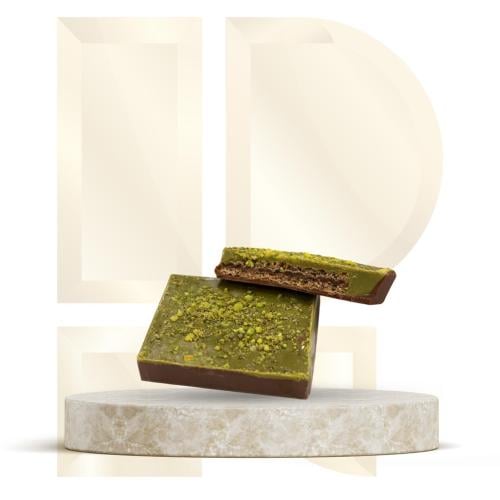 Half kilogram chocolate filling wafer pistachio VI...