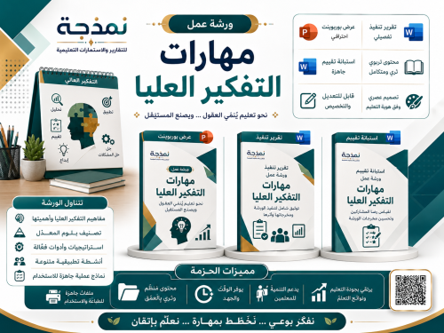 ورشة عمل مهارات التفكير العليا - للمعلمين من مختلف...