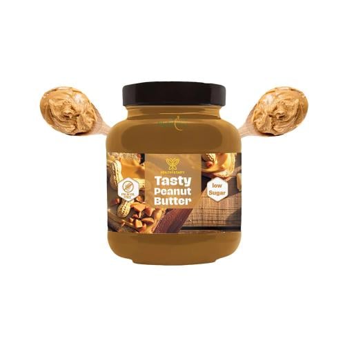 زبدة فول سوداني صحية 375 جم - هيلثي اند تيستي