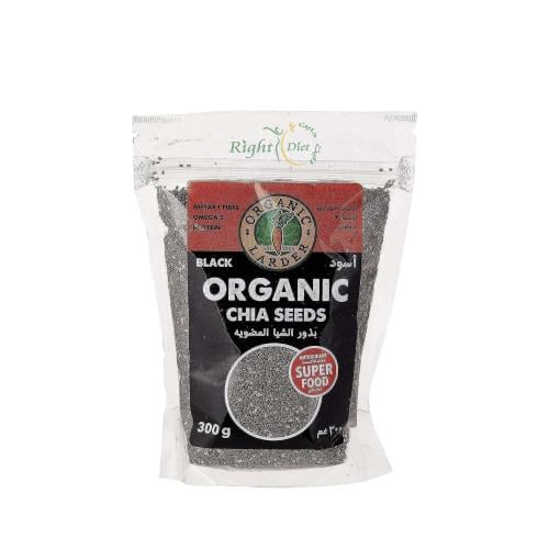 Organic Black Chia Seeds 300g | Orghanic Land
