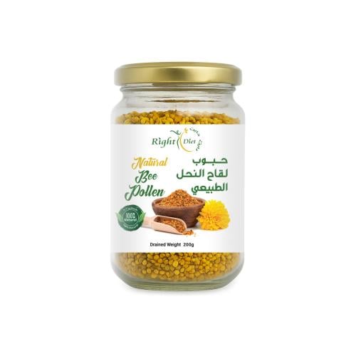 حبوب لقاح النحل الطبيعي 200جم
