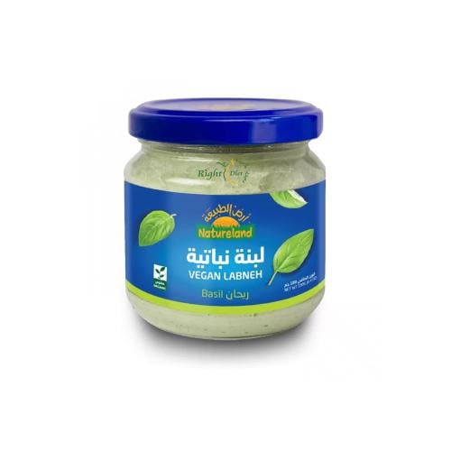 Organic Vegan Labneh with Basil 180g