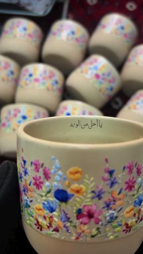 فنجال الزهور مودرن الصيفي