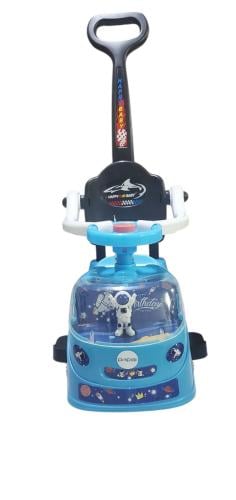 سيارة دف مع عصا بتصميم ملون