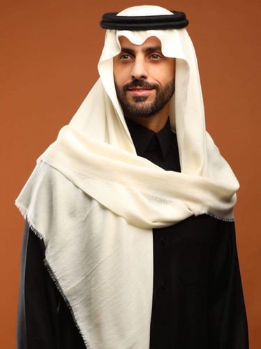 شال غتره كشميري صوف ١٠٠/١٠٠ سوبر ترمه