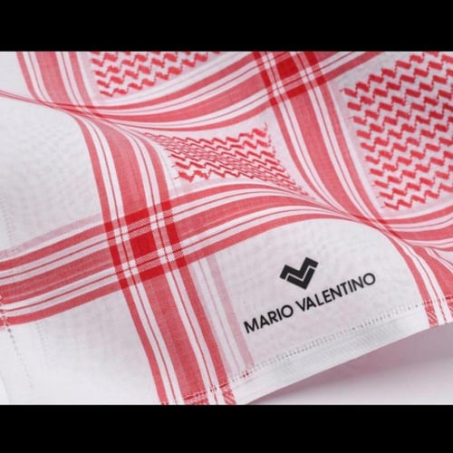 شماغ MARIO VALENTINO احمر الجديد 2026