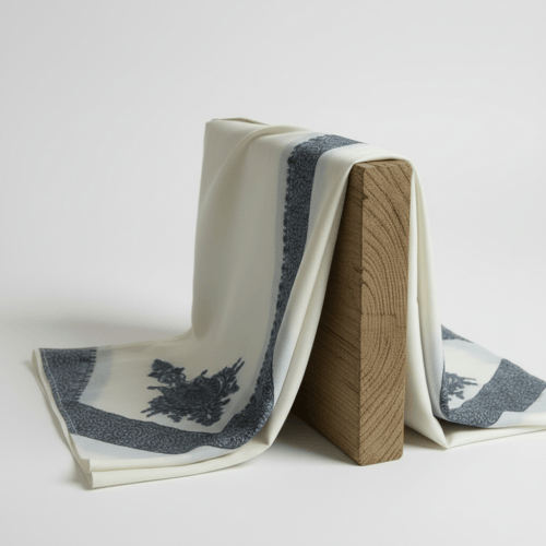 شال شتوي مطرز