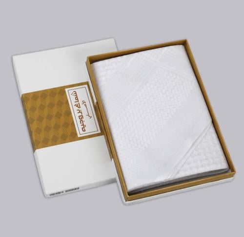 شماغ بروجيه ابيض