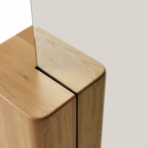 مرآة سيرينا خشبية راقية (موديل MR-0031)