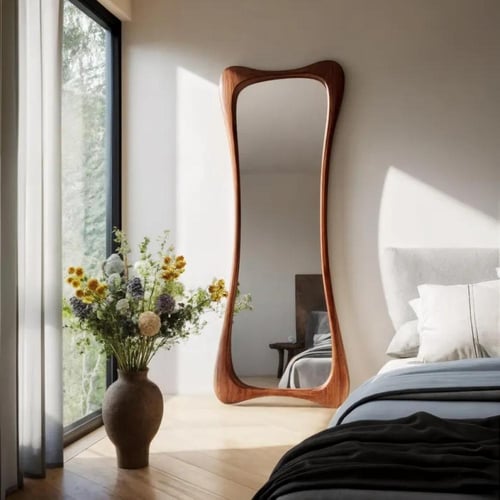 مرآة نوفارا خشبية راقية (موديل MR-0027)