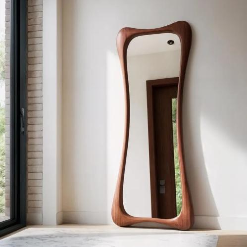 مرآة نوفارا خشبية راقية (موديل MR-0027)