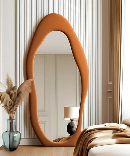 مرآة ميليورا خشبية راقية (موديل MR-0034)