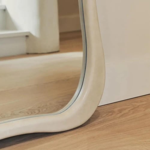 مرآة فيولا خشبية راقية (موديل MR-0029)