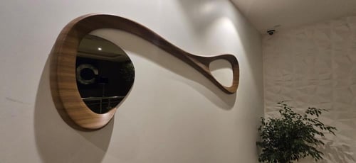 مرآة نيرڤانا خشبية راقية (موديل MR-0017)