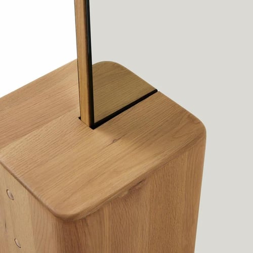 مرآة سيرينا خشبية راقية (موديل MR-0031)