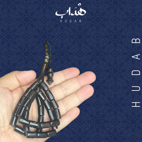سبحة كوك أسود ملكي برميلي