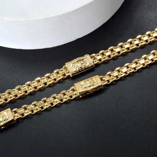 ZEADear مجموعات مجوهرات دبي 18K مطلية بالذهب ربط س...