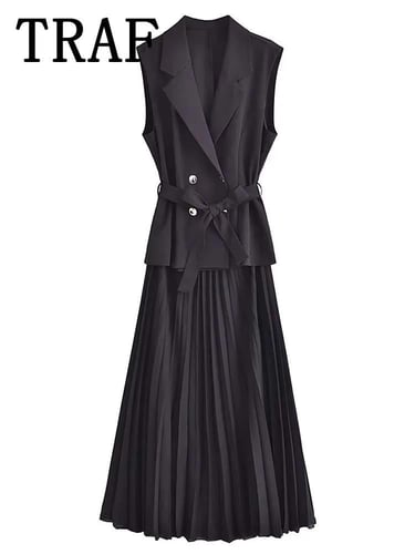 مشد فستان نسائي سترات مطوية فساتين طويلة للنساء 20...