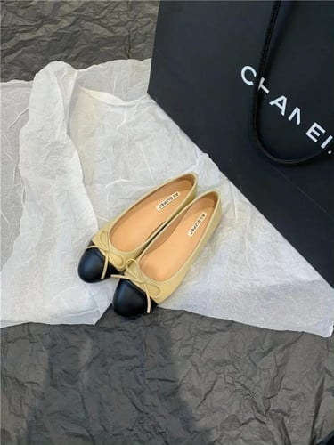 حذاء راقصة باليه كاجوال للنساء ، حذاء مسطح من الجل...