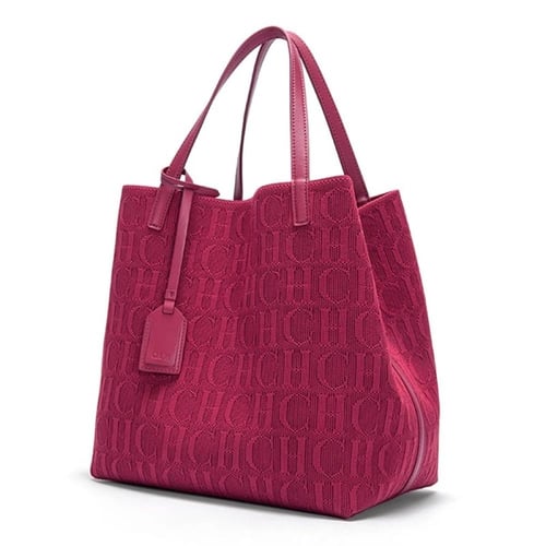 CHCH حمل حقيبة جديدة سعة كبيرة أسود بسيط محبوك حقي...