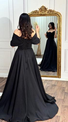فستان إليانا | Eliana Dress – فستان سهرة أوف شولدر...